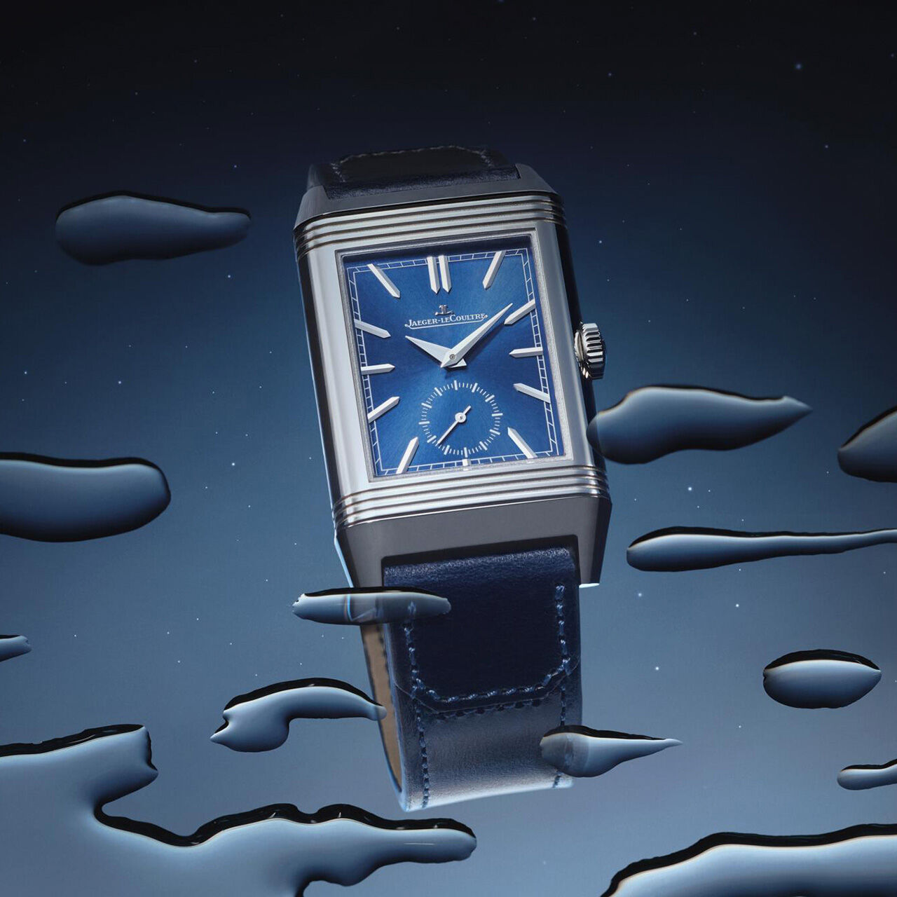 Reverso tribute small seconds blue store